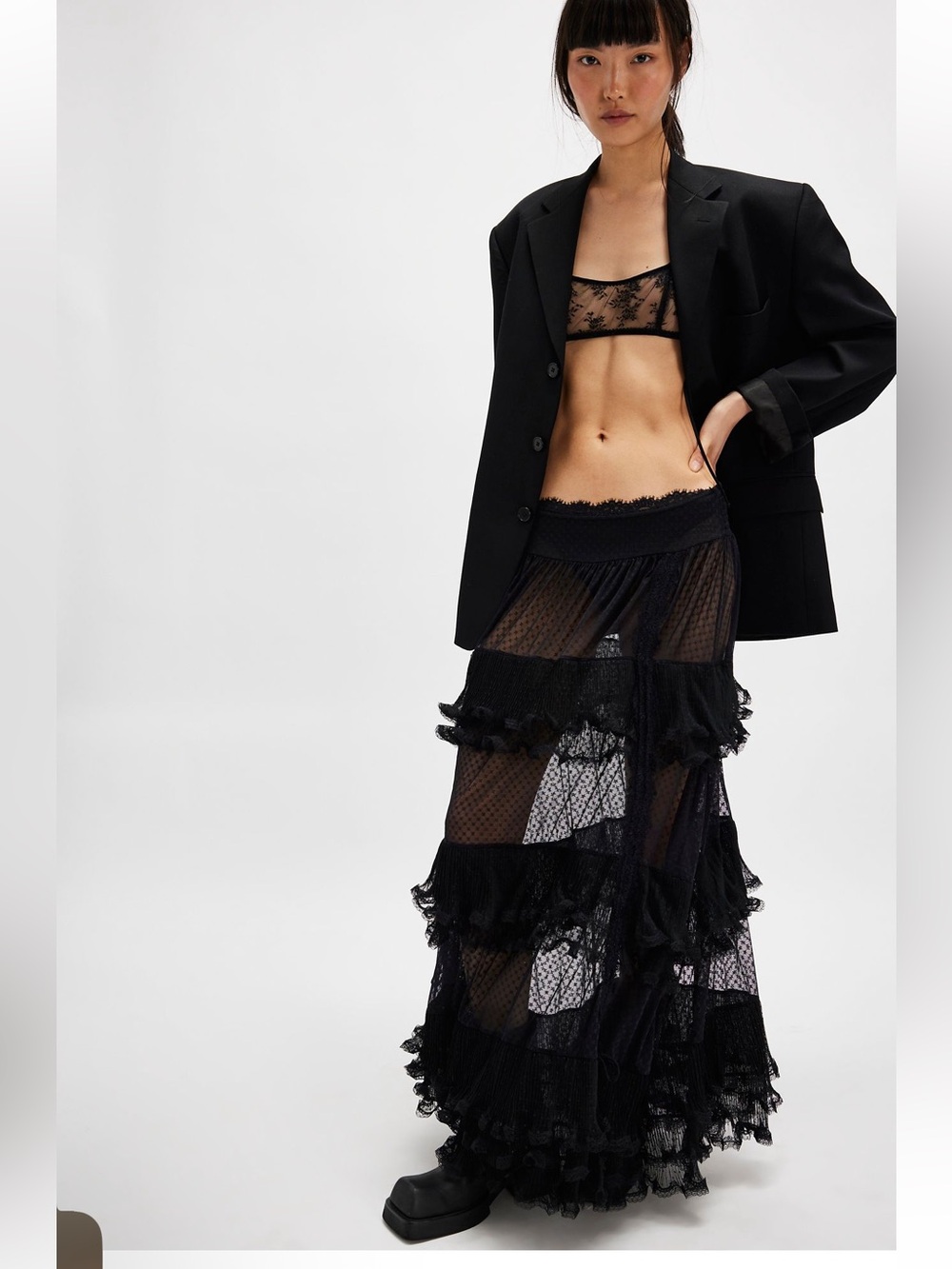 NWOT free people forever young half slip